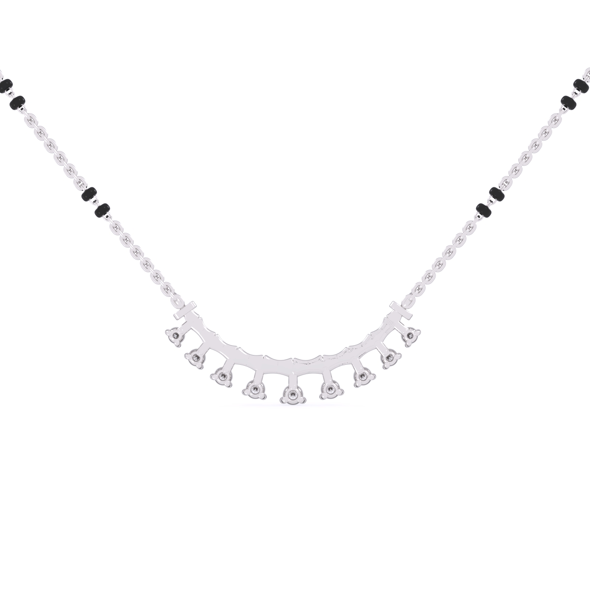 Minimalistic Round Diamond Mangalsutra